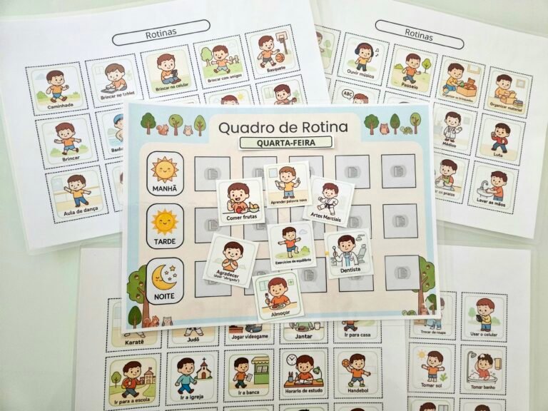 Quadro de Rotina Infantil para Imprimir