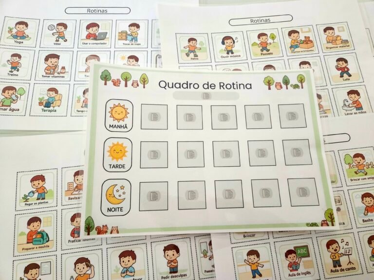 Quadro de Rotina Autismo