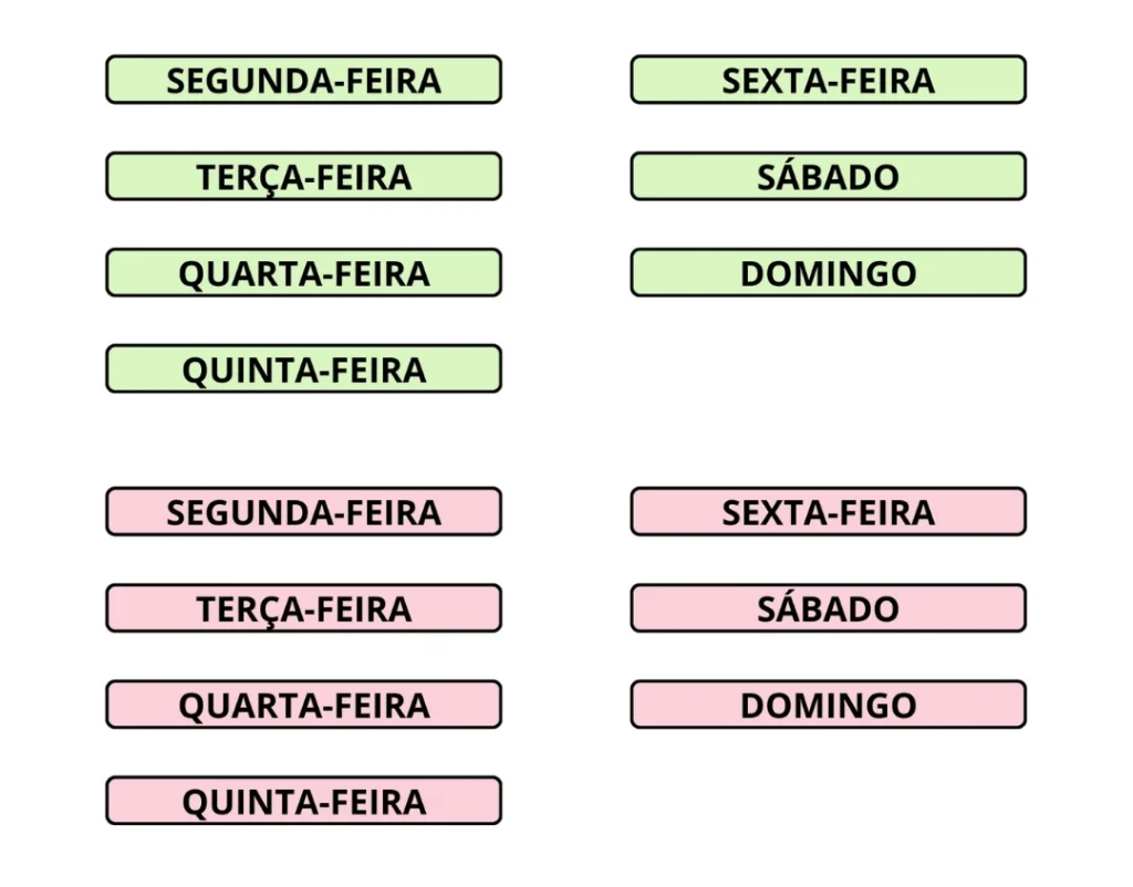 quadro de rotina para crianças (